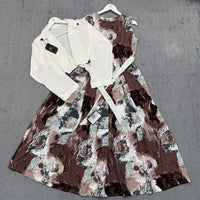 Imported Georgette Cote Maxi Dress K-1