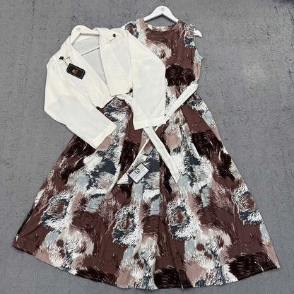 Imported Georgette Cote Maxi Dress