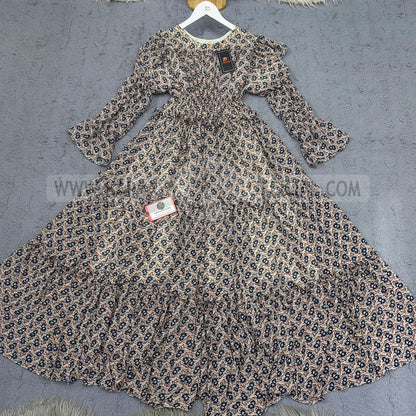Chiffon 360 Frock – Unveil the Latest Prints A1