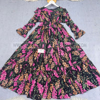 Chiffon 360 Frock – Unveil the Latest Prints A1