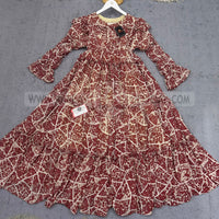 Chiffon 360 Frock – Unveil the Latest Prints A1