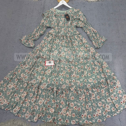 Chiffon 360 Frock – Unveil the Latest Prints A1