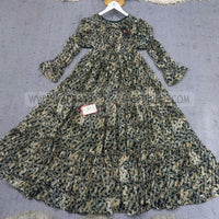 Chiffon 360 Frock – Unveil the Latest Prints A1