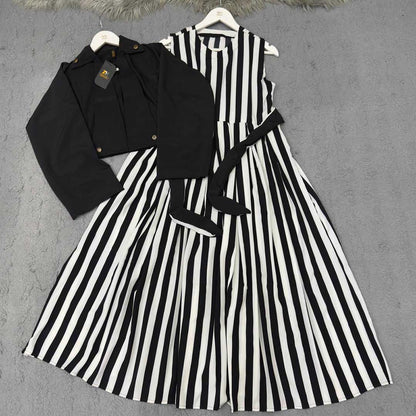 Imported Georgette Cote Maxi Dress