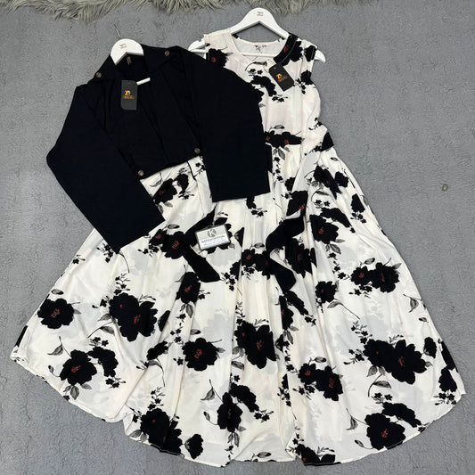 Imported Georgette Cote Maxi Dress K-1