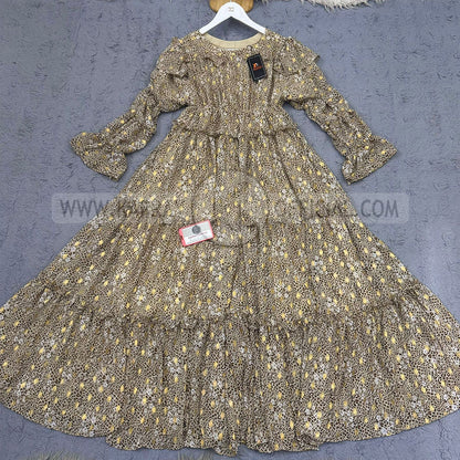 Chiffon 360 Frock – Unveil the Latest Prints A1