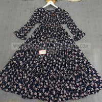 Chiffon 360 Frock – Unveil the Latest Prints A1