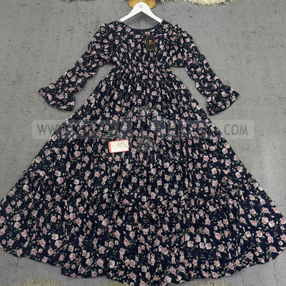Chiffon 360 Frock – Unveil the Latest Prints A1