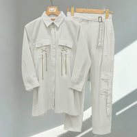 Two-Piece Set with Chain & Pocket