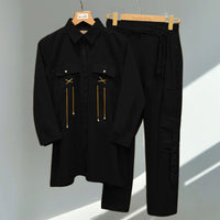 Two-Piece Set with Chain & Pocket
