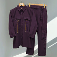 Two-Piece Set with Chain & Pocket