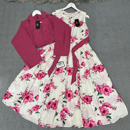 Imported Georgette Cote Maxi Dress K-1