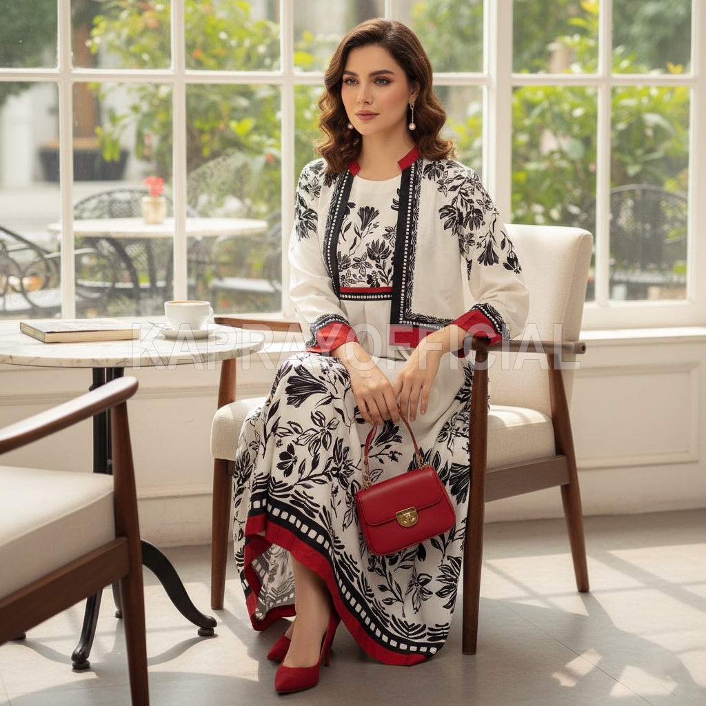 Lulu Print Koti Maxi Dress