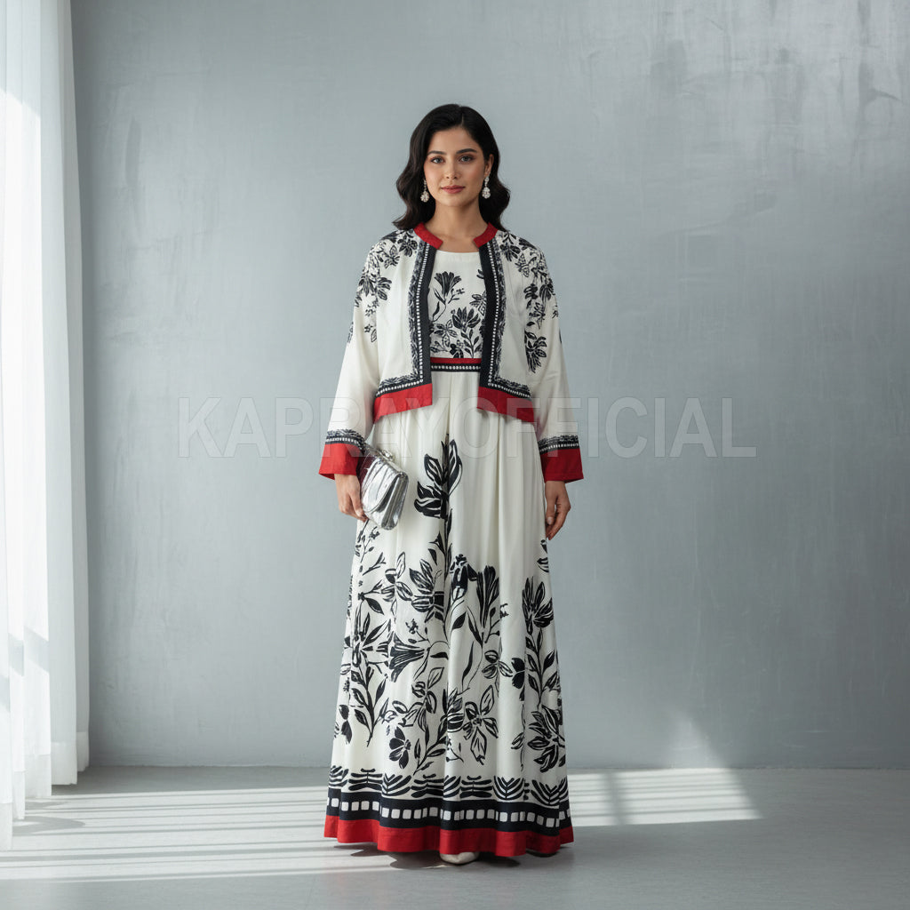 Lulu Print Koti Maxi Dress