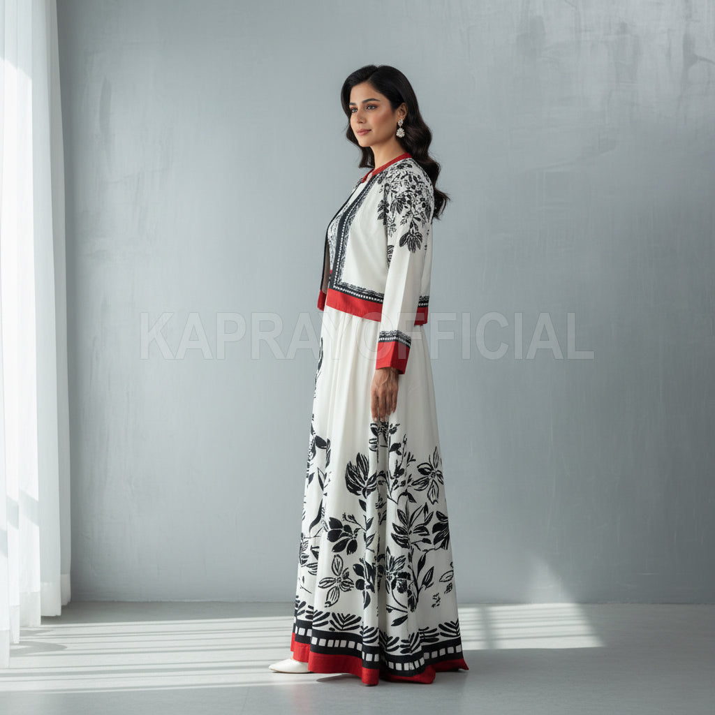 Lulu Print Koti Maxi Dress