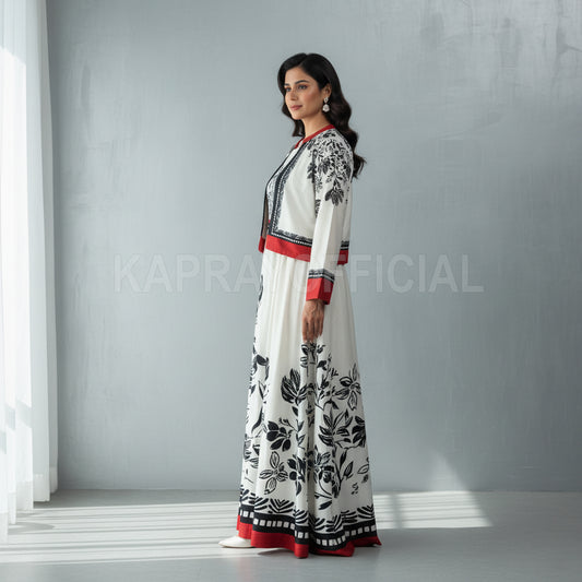 Most Viral Lulu Print Koti Maxi Dress