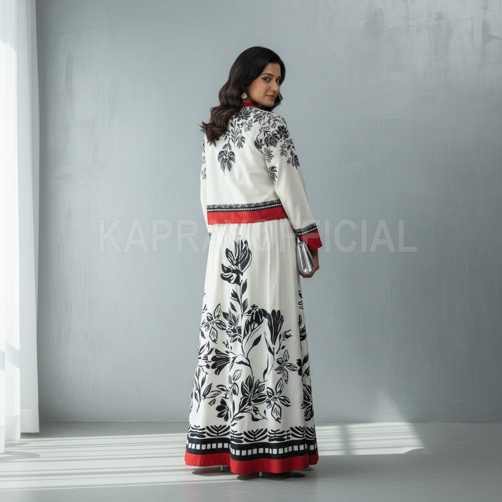 Lulu Print Koti Maxi Dress