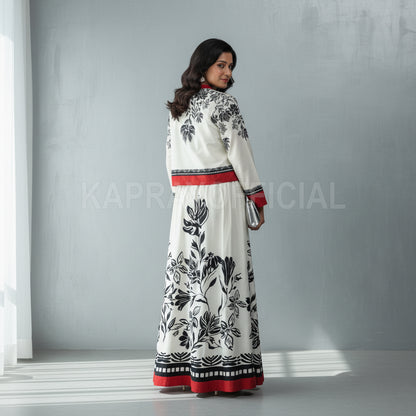 Lulu Print Koti Maxi Dress