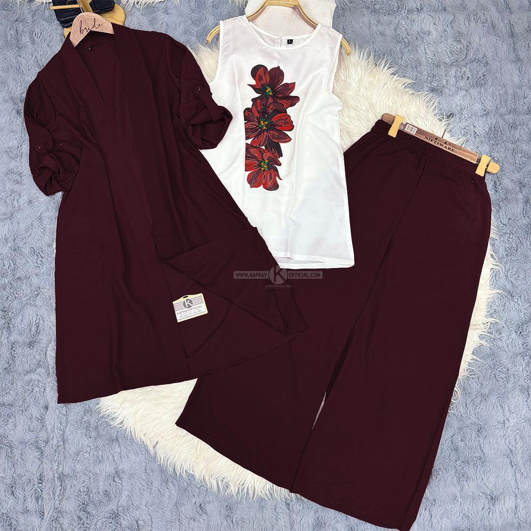 Premium Floral Versatile Three-Piece