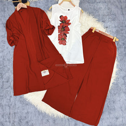 Premium Floral Versatile Three-Piece