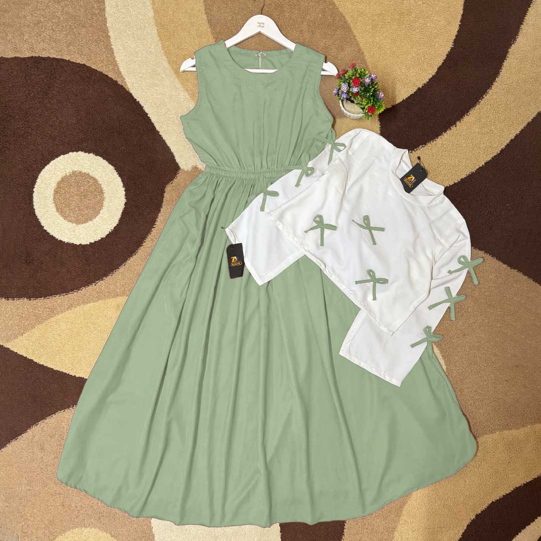 Tie Ribbon Elegant Maxi Dress