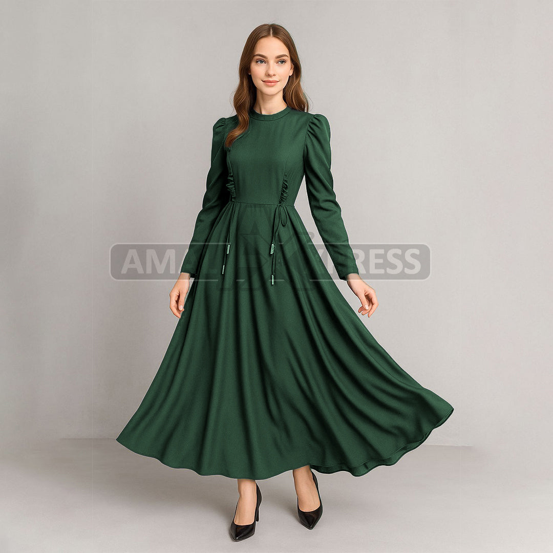 Elegant Flared Maxi Dress