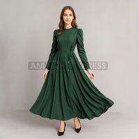 Elegant Flared Maxi Dress