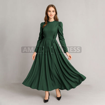 Elegant Flared Maxi Dress