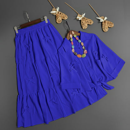 Luxe Bow Ribbon Charm 2-Piece Ensemble