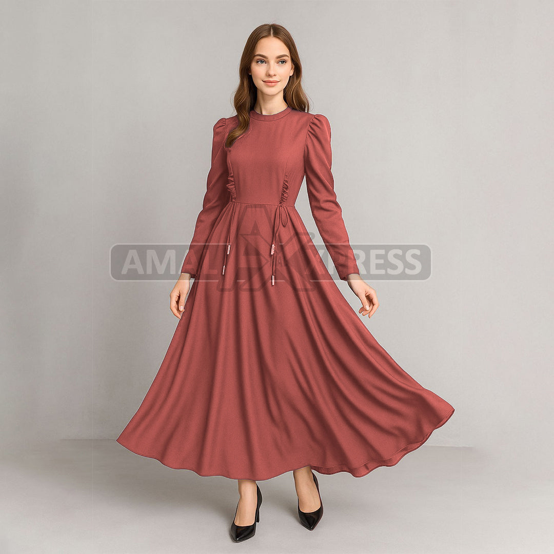 Elegant Flared Maxi Dress