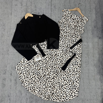 Imported Georgette Cote Maxi Dress
