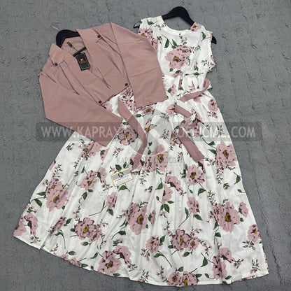 Imported Georgette Cote Maxi Dress