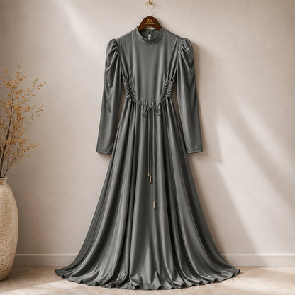 Elegant Flared Maxi Dress S1