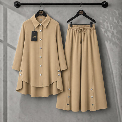 Aylin Turkish High-Low Co-Ord Set | ZM-029