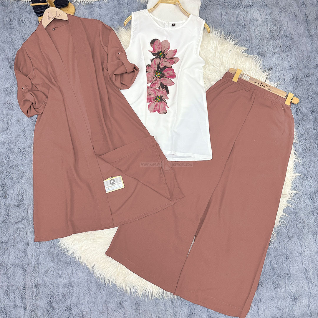 Premium Floral Versatile Three-Piece