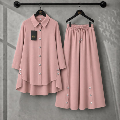 Aylin Turkish High-Low Co-Ord Set | ZM-029
