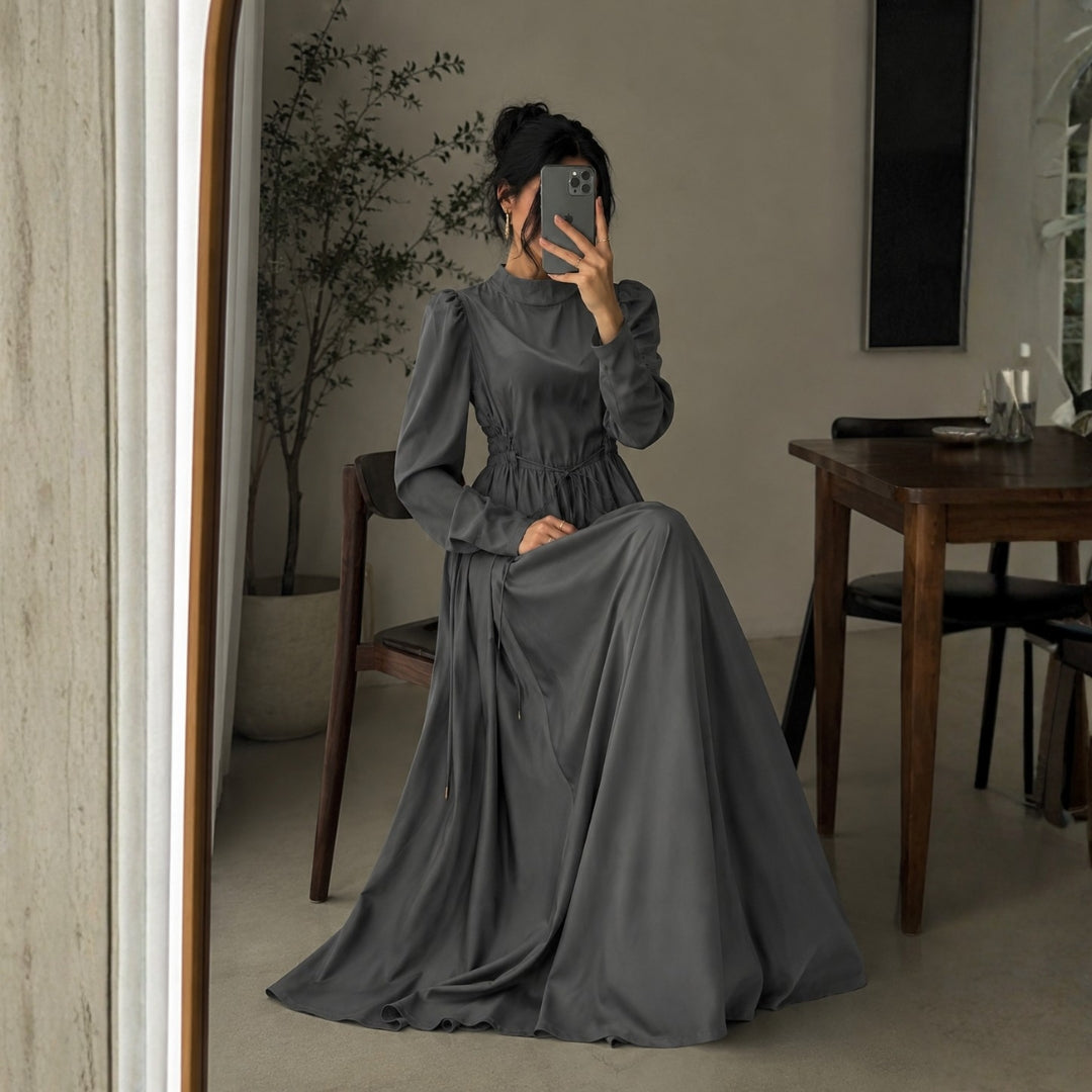 Elegant Flared Maxi Dress S1