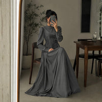 Elegant Flared Maxi Dress S1