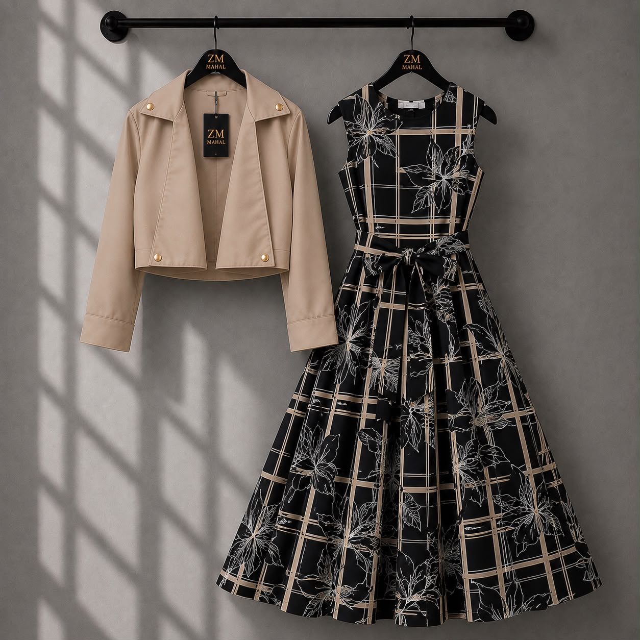 Luxe Bloom Jacket Maxi Set