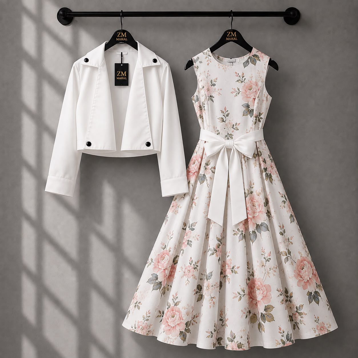 Luxe Bloom Jacket Maxi Set