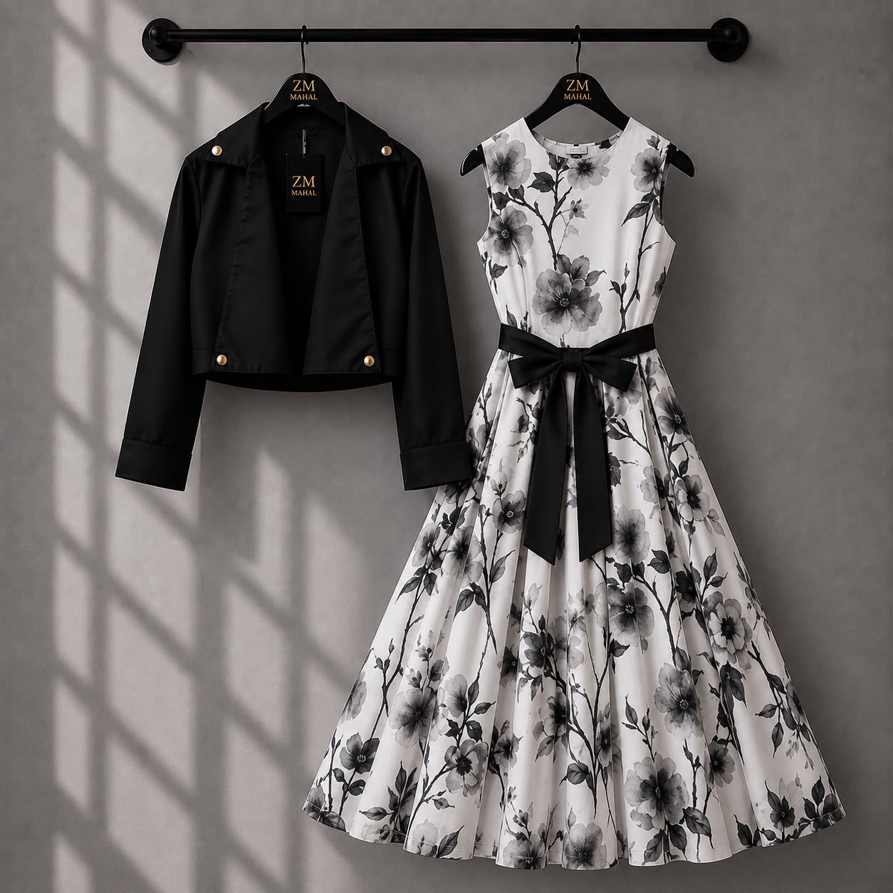 Luxe Bloom Jacket Maxi Set