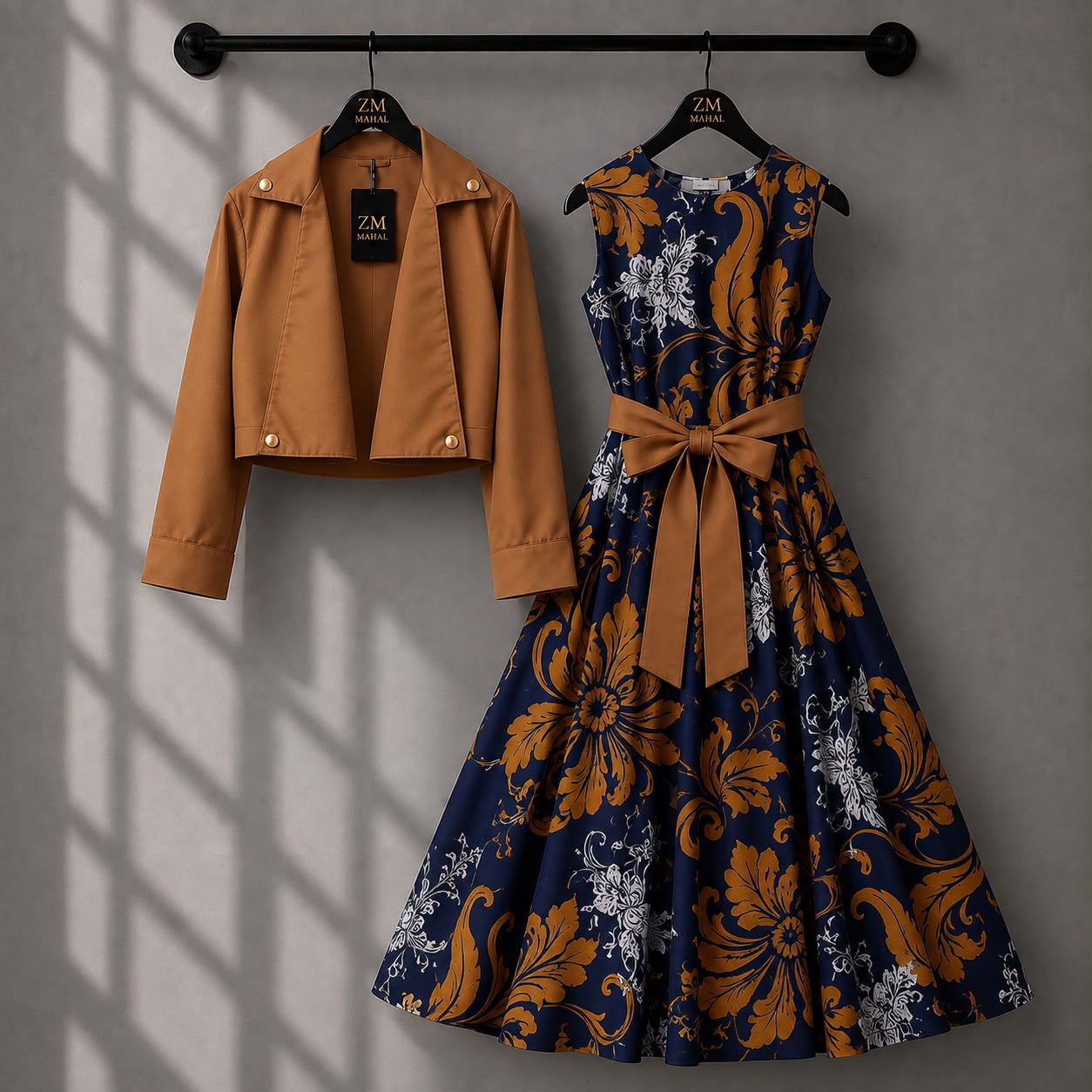 Luxe Bloom Jacket Maxi Set