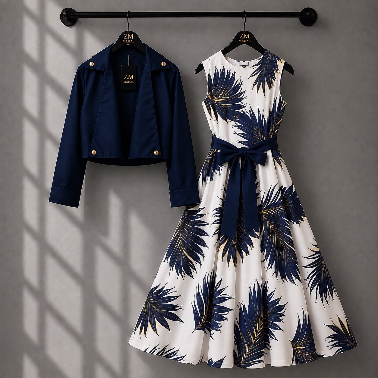 Luxe Bloom Jacket Maxi Set