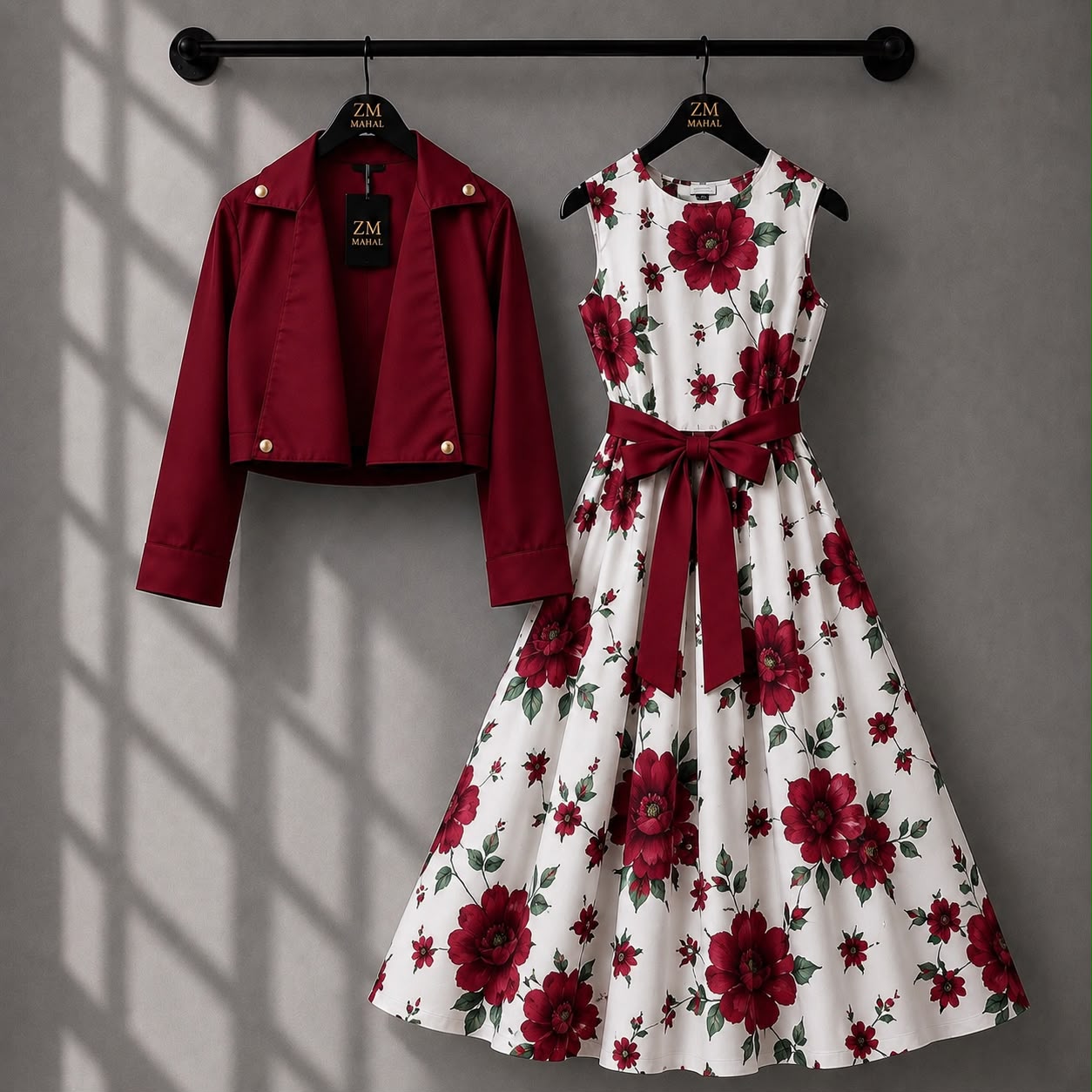Luxe Bloom Jacket Maxi Set