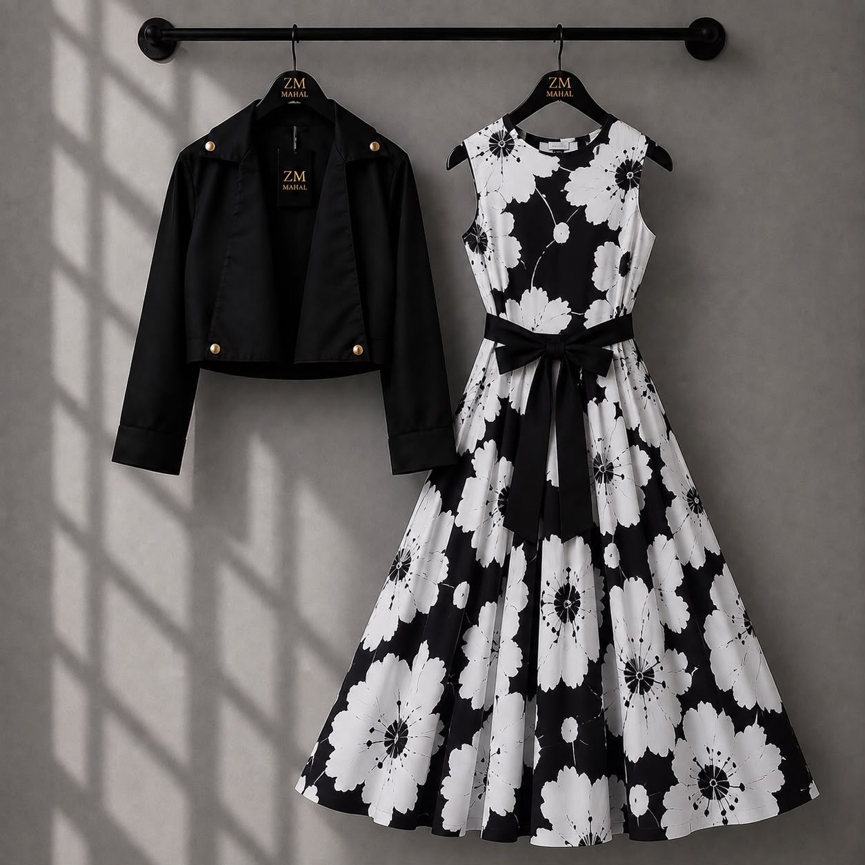 Luxe Bloom Jacket Maxi Set