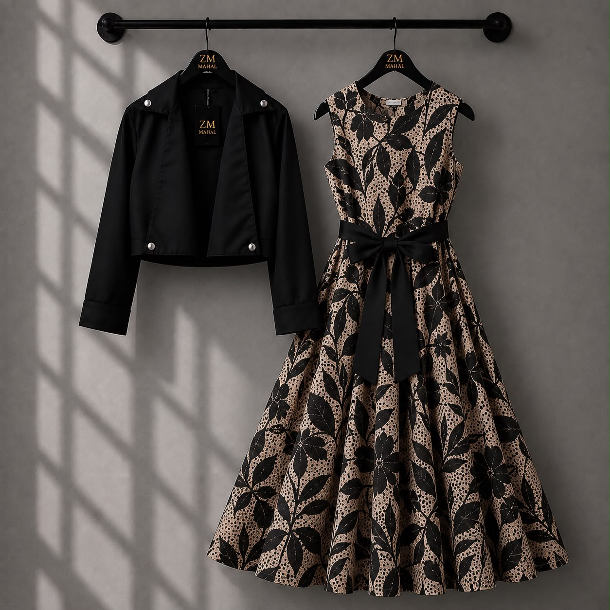 Luxe Bloom Jacket Maxi Set