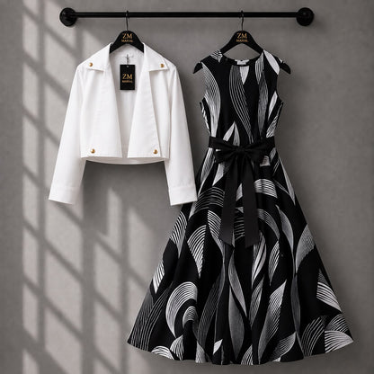 Luxe Bloom Jacket Maxi Set