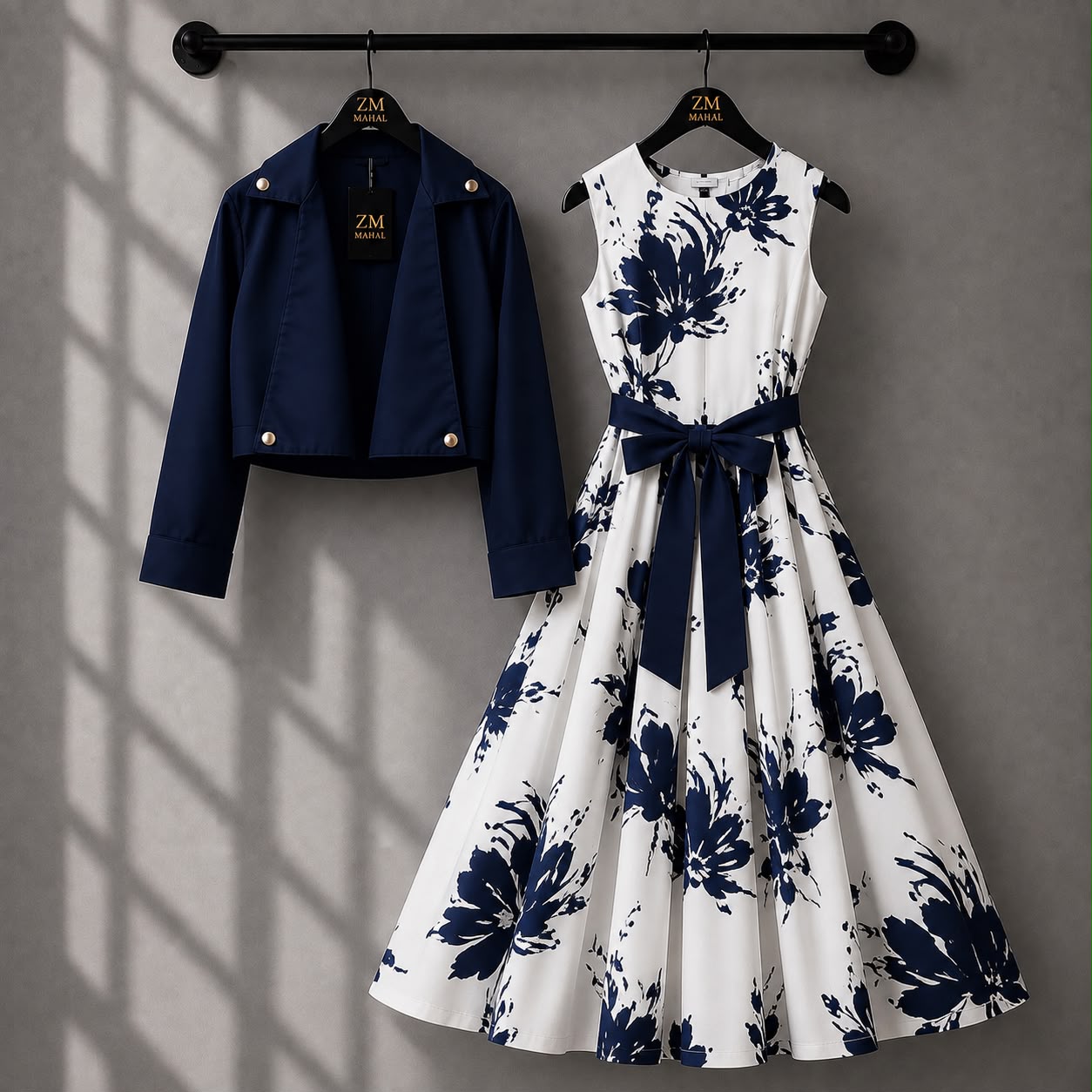Luxe Bloom Jacket Maxi Set