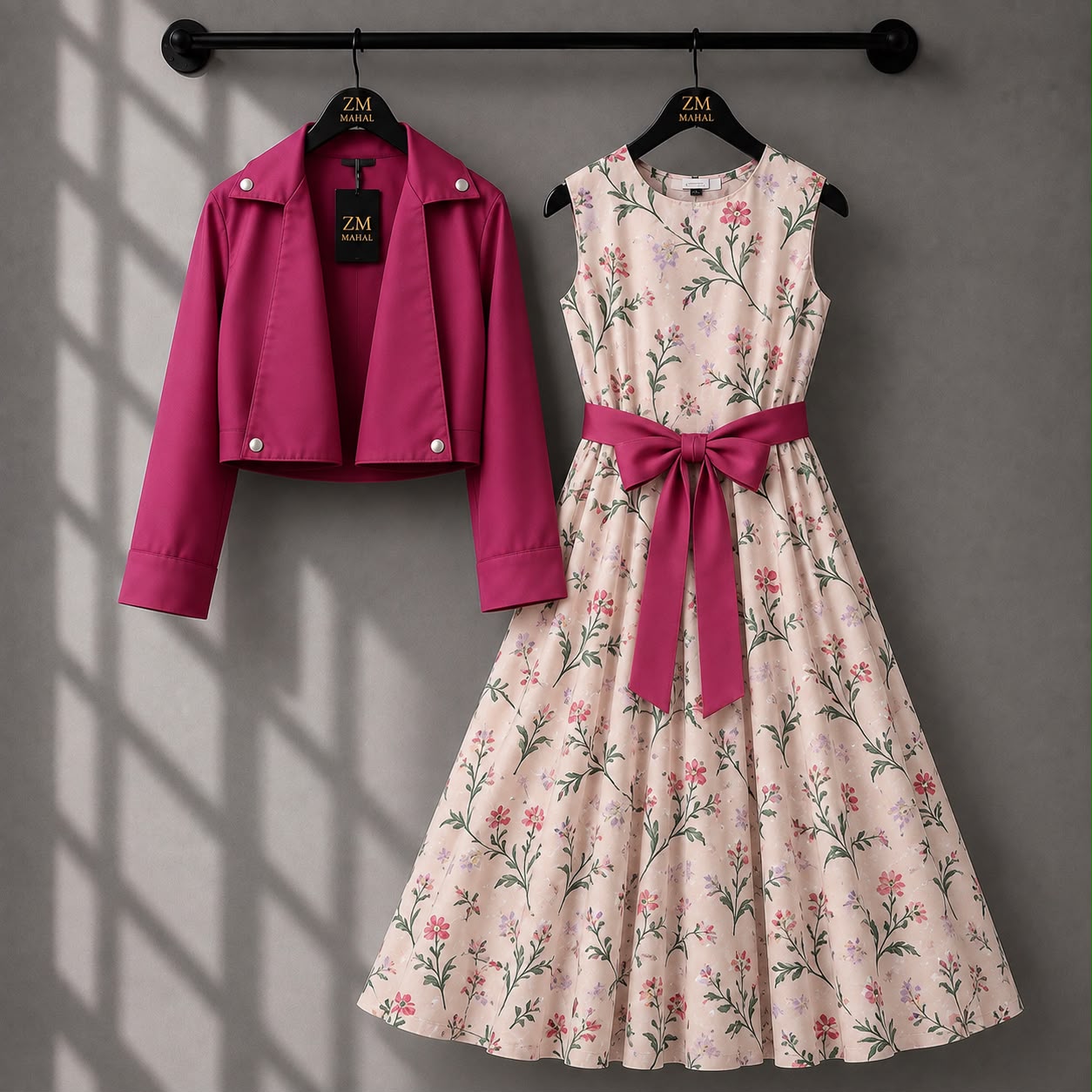 Luxe Bloom Jacket Maxi Set