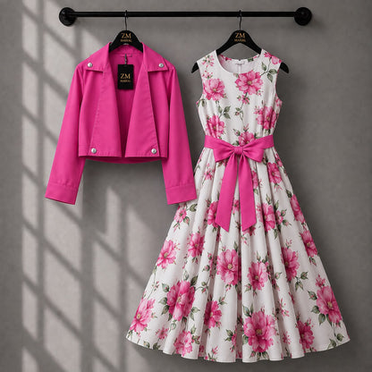 Luxe Bloom Jacket Maxi Set